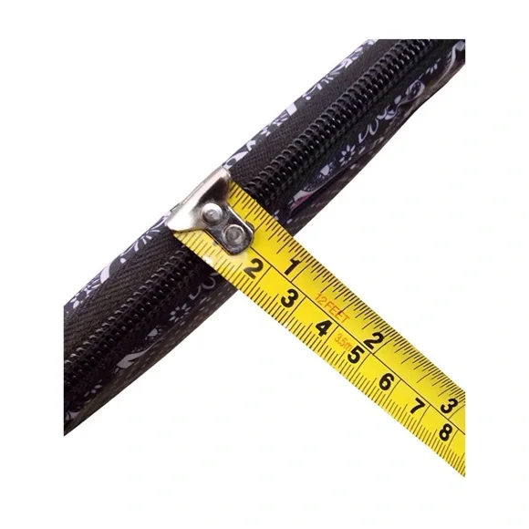 PAMPERED CHEF Tablet Case - Padded Black Pink Polka Dot Paisley Zip Pouch ipad - Picture 8 of 8